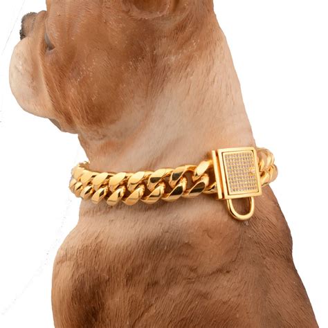 Stainless Steel Training Walking Dog Necklace Dog Accessories Collar