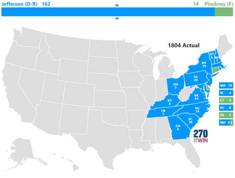 Historical Us Presidential Elections 1789 2020 270towin