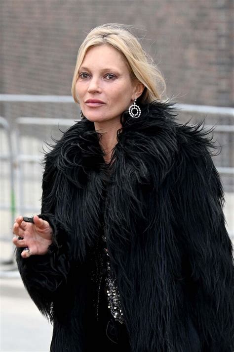 Kate Moss 48 Enjoys Night Out As Shes Seen For First Time Since