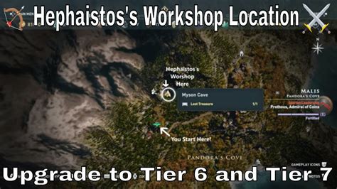Assassin S Creed Odyssey Hephaistos S Workshop Location Youtube
