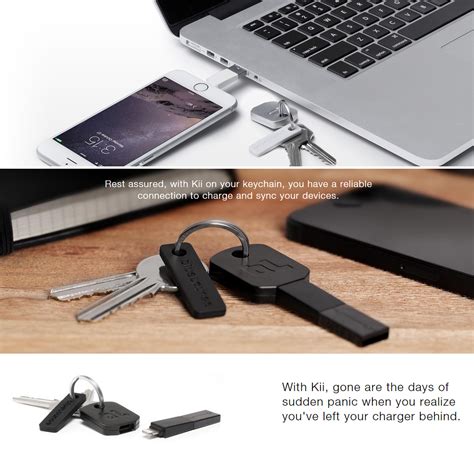 Bluelounge Design Kii Keychain Lightning Usb Charger For Iphone 5 Usb