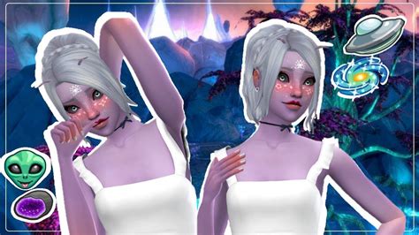 Sims 4 30 Day Cas Challenge Day 6 Alien ٩๑･ิᴗ･ิ۶ Youtube