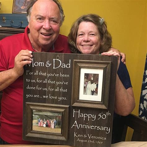 Commemorate 40 wonderful years of marriage with the most original ruby anniversary gifts. 50th Anniversary Gifts For Grandparents Picture Frame ...