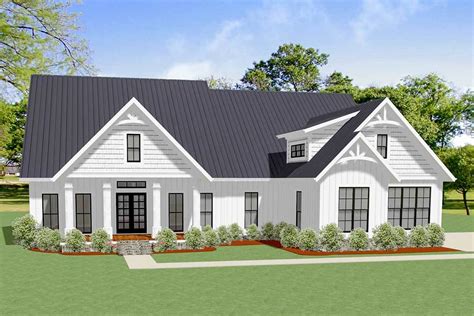 3 Bed Craftsman House Plan With Board And Batten Siding And Bonus