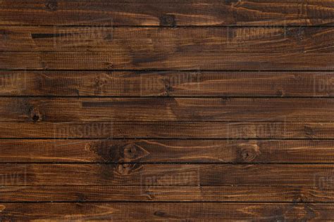 Top View Of Brown Wooden Horizontal Planks Wood Background Stock