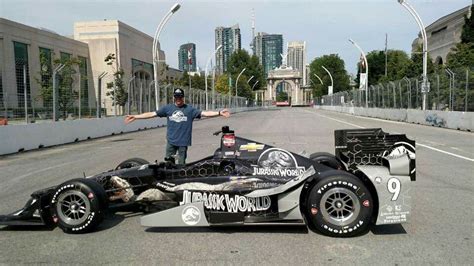 Scott Dixons Jurassic World Car For The Toronto Indy Indy Car Racing