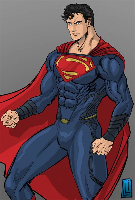 Superman Man Of Steel By Lucio7lopez On Deviantart