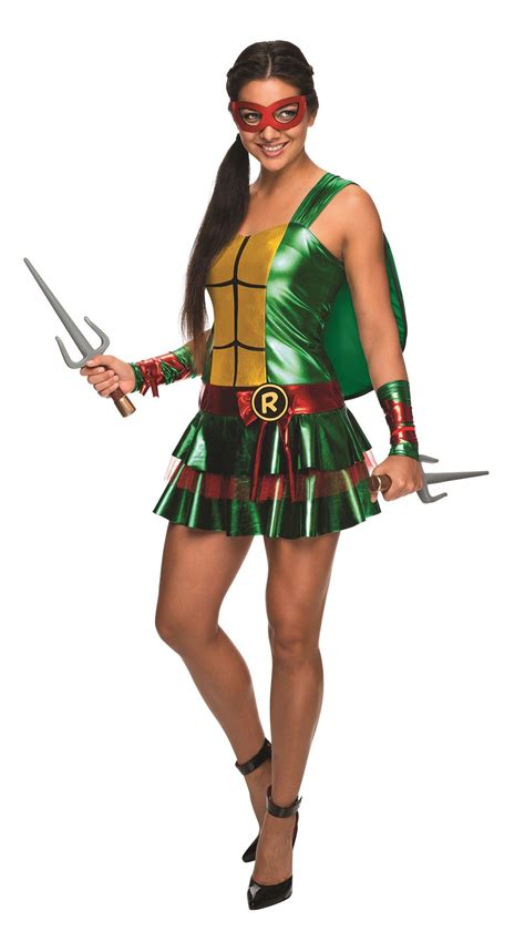 Leonardo Women Sexy Costume Adult Teenage Mutant Ninja Turtle Fancy Party Dress