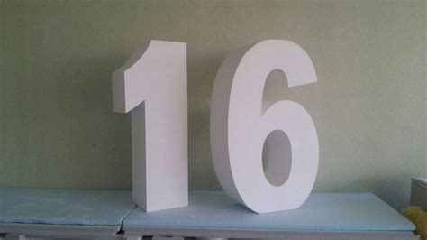 Giant Numbers 30 Inches 3d Numbers Large Free Standing Letter Etsy