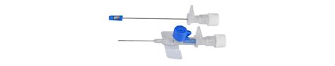 Safety Iv Cannula With Injection Port And Wings