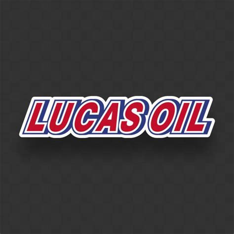 2x Lucas Oil Decal Sticker Vinyl Racing Nhra Drag Kit Imports Oil Lube