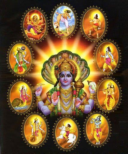 Dasavatara The 10 Avatars Of Vishnu Via Dashavatara