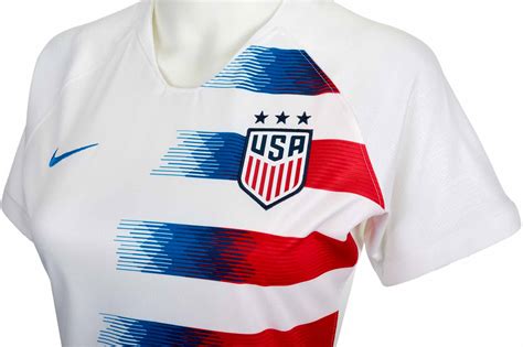 Nike USA Home Jersey Womens 2018-19 - SoccerPro.com