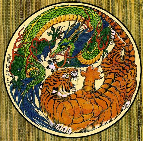 Image Chinese Yin Yang Tiger Dragon Symbol Tekkaman Wiki