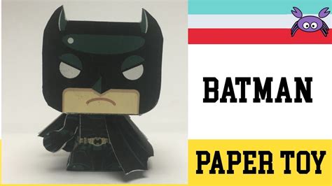 How To Make A Batman Paper Toy Papercraft Free Template By Gus