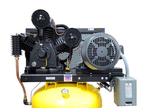 15 Hp Air Compressor 3 Phase 120 Gallon Vertical Emax Industrial
