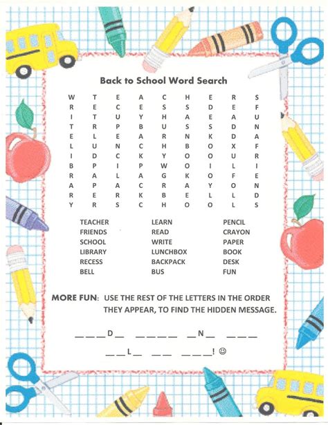 Printable Kindergarten Word Search Cool2bkids Free Easy Word Search