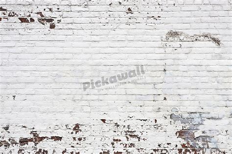 Old White Brick Wall Background Pickawall