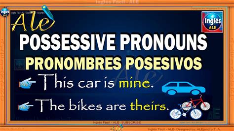 Pronombres Posesivos En Ingles Possessive Pronouns Oraciones Con Hot Sex Picture