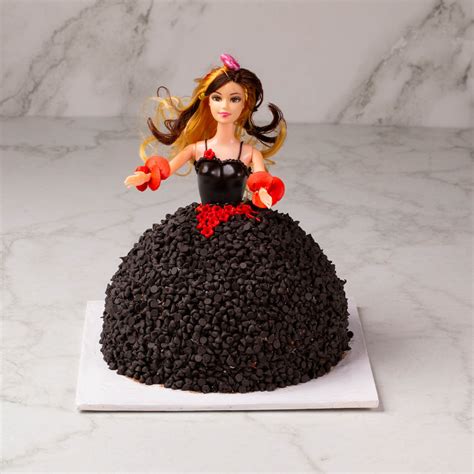 Chocolate Barbie Doll Cake Princess Cake Next Day Delivery Availabl