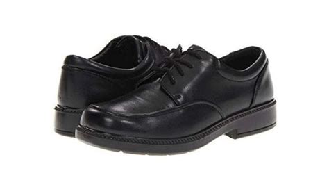 School Issue Boys Brooklyn Black Fashion Oxford School Uniform Shoes