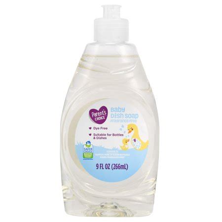 Soothing cleansing gel, fragrance free. Parent's Choice Baby Dish Soap, 9 Fl Oz - Walmart.com