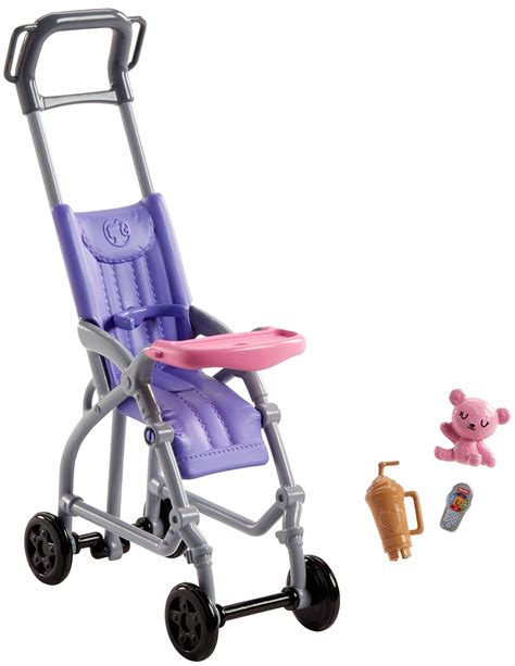 Barbie Babysitting Playset With Skipper Doll Baby Doll Bouncy Stroller And Themed Accessories