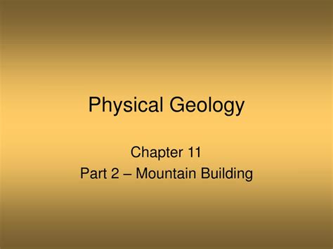 Ppt Physical Geology Powerpoint Presentation Free Download Id2787566