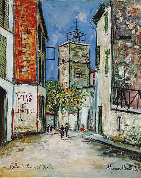 Maurice Utrillo Paris 1883 Dax 1955tour De Lhorloge à B