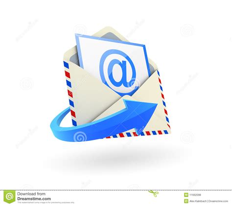 Email icon stock illustration. Image of sign, background - 11662098