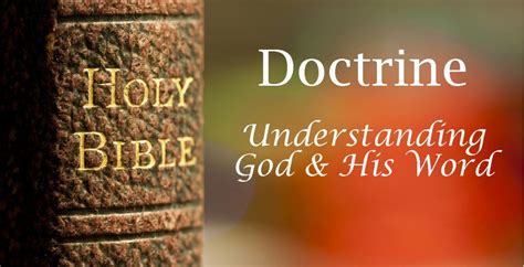 the bible doctrine churchgists