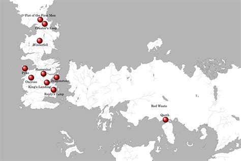 Game Of Thrones Map Of The North Houses Game Fans Hub