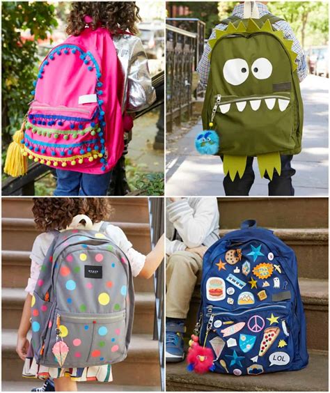 Five Ideas For Personalized Backpacks Diy Candy