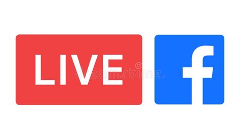 Facebook Live Logo Icons Editorial Photography Illustration Of 2020