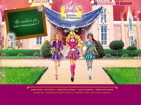 Barbie Escola De Princesas Pockett