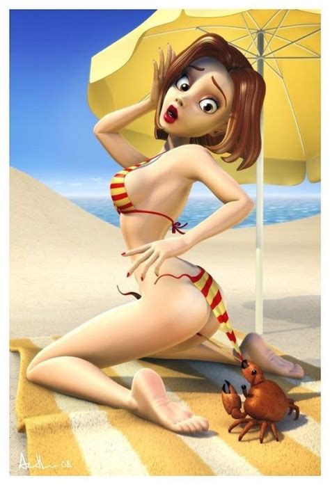 Hot 3d Cartoon Characters By Andrew Hickinbottom Girl