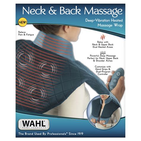 Wahl Neck And Back Massager Wrap With Heat 97792 Massage And Spa Meijer Grocery Pharmacy Home