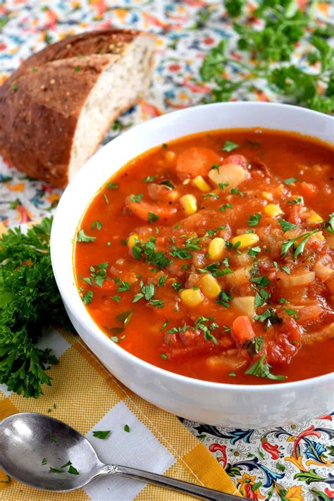 Mexican Vegetable Soup Lord Byrons Kitchen