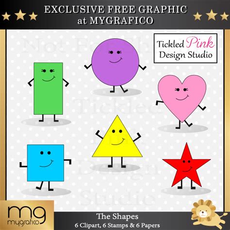 Printable Basic Shapes For Preschool Clip Art Library Images