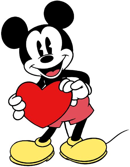 Mickey Mouse With Heart
