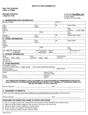 David insurance and risk reduction. Unified Court System United Healthcare Claim Forms - Fill Online, Printable, Fillable, Blank ...
