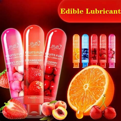 Edible Lubricant Strawberry Flavor Lubricant Sex Lube Water Based