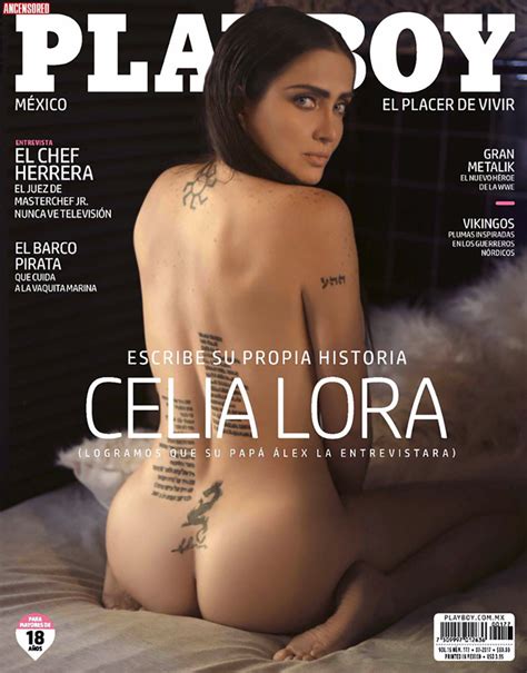 Naked Celia Lora In Playboy Magazine M Xico