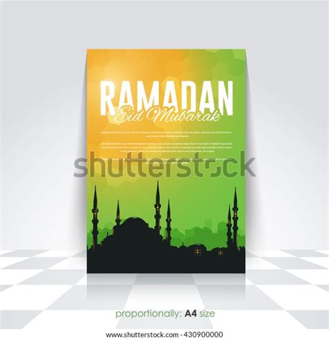 A4 Style Ramadan Kareem A4 Style Stock Vector Royalty Free 430900000