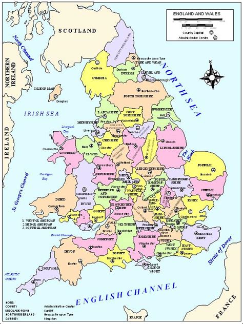 Political Map Of England Gambaran