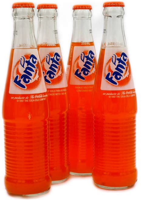 Imported Mexican Fanta Orange 4 X 355ml Glass Bottles In Food