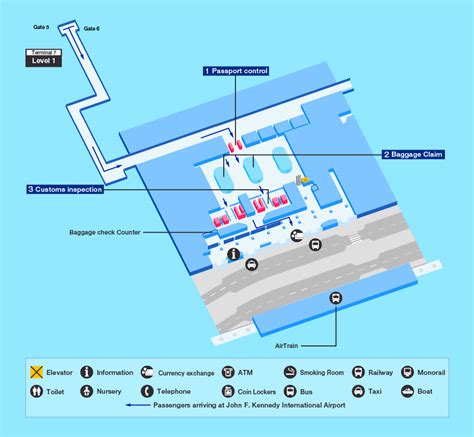 Jfk Terminal 1 Map Pdf