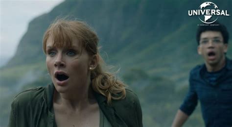 Jurassic World 2 Chris Pratt Et Bryce Dallas Howard Sont En Danger Dans Un Nouveau Teaser