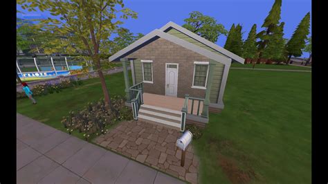 Стартовый дом The Sims 4 Дом за 20000 симолеонов Speed Build No