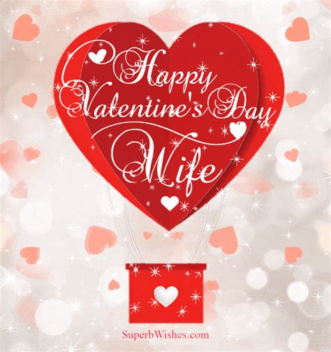 Red Heart Happy Valentine S Day Wife Animated GIF SuperbWishes Com